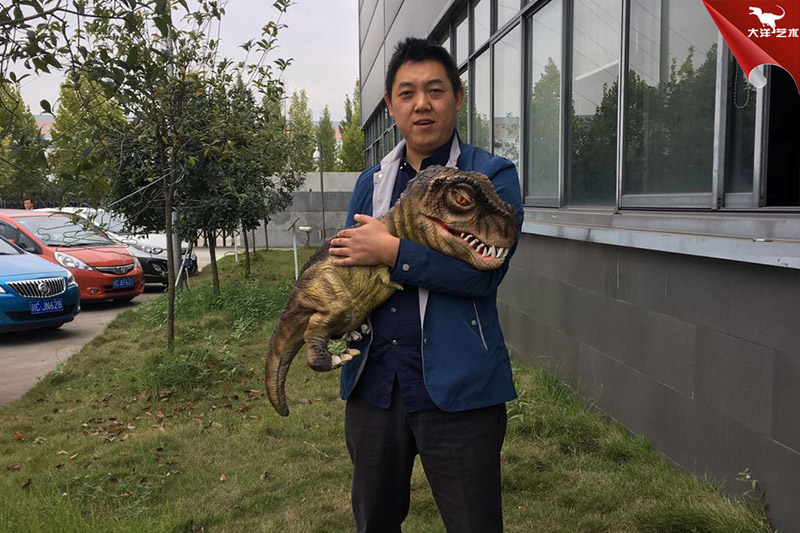恐龍手偶，抱在手里的恐龍