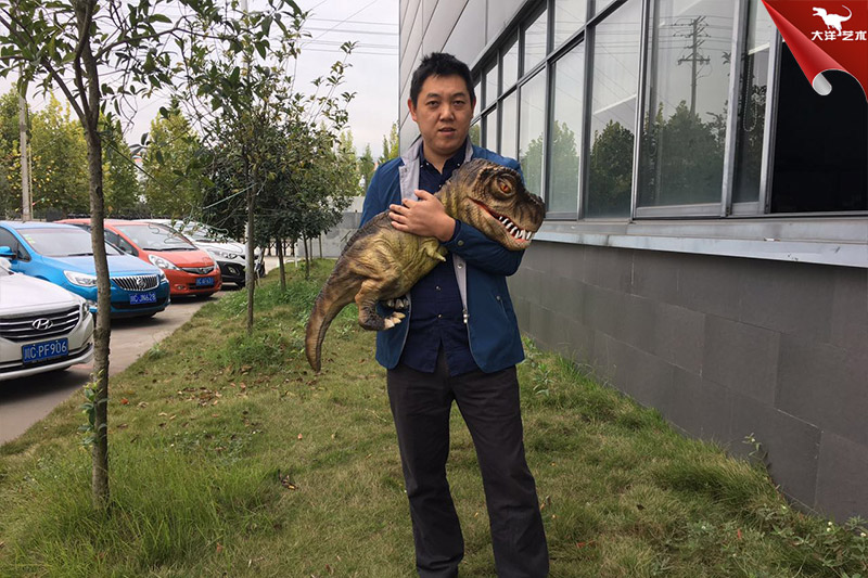 恐龍手偶，抱在手里的恐龍