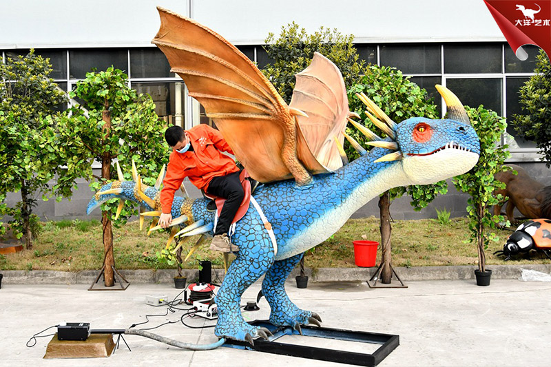 仿真西方龍坐騎，電影道具模型制作