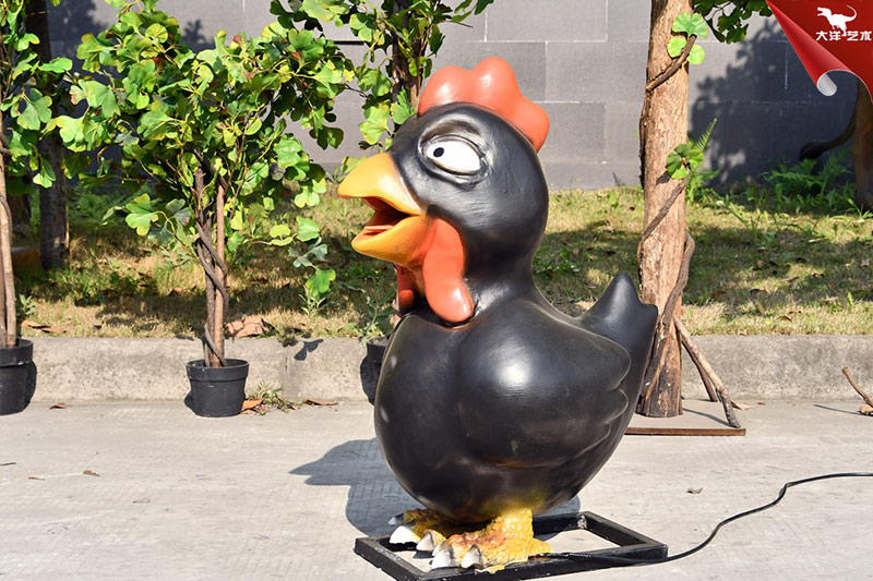 仿真動物雕塑，卡通雕塑，公雞雕塑