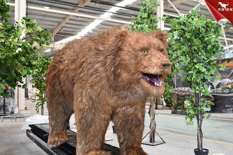 仿真棕熊，仿真熊，動(dòng)物模型制作