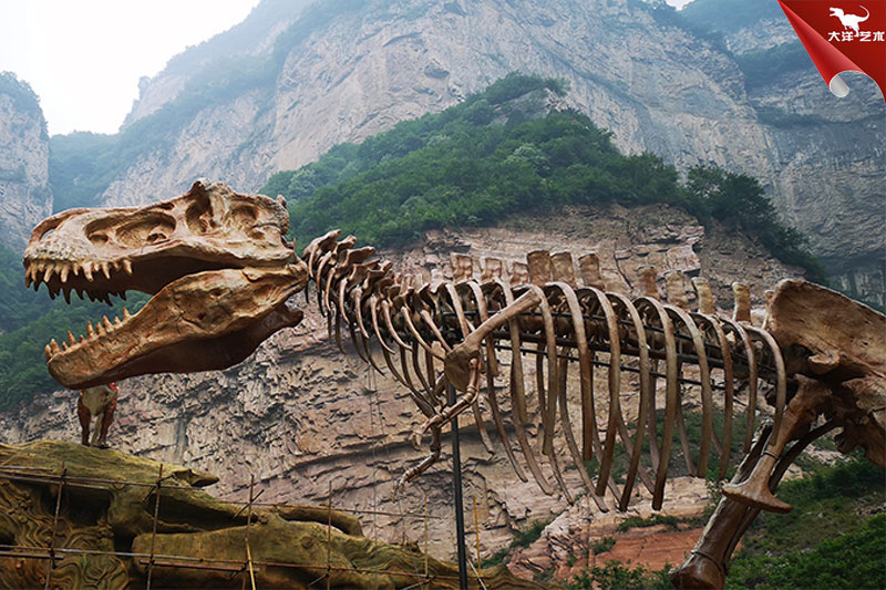 仿真恐龍骨架，霸王龍化石骨架