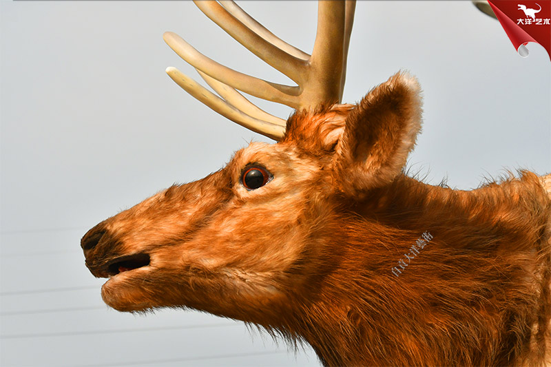 仿真麋鹿模型 動物仿真模型廠家
