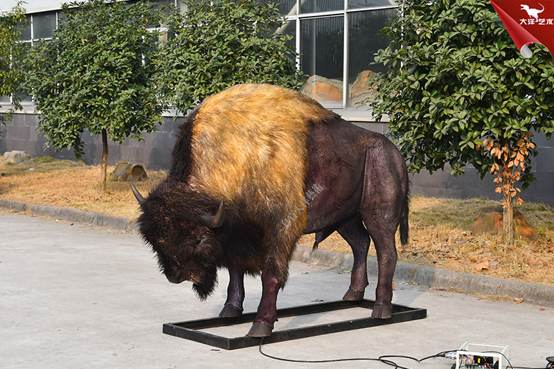 仿真野牛 動物仿真模型